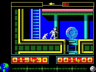 Tintin on the Moon screenshot 3 for ZX Spectrum